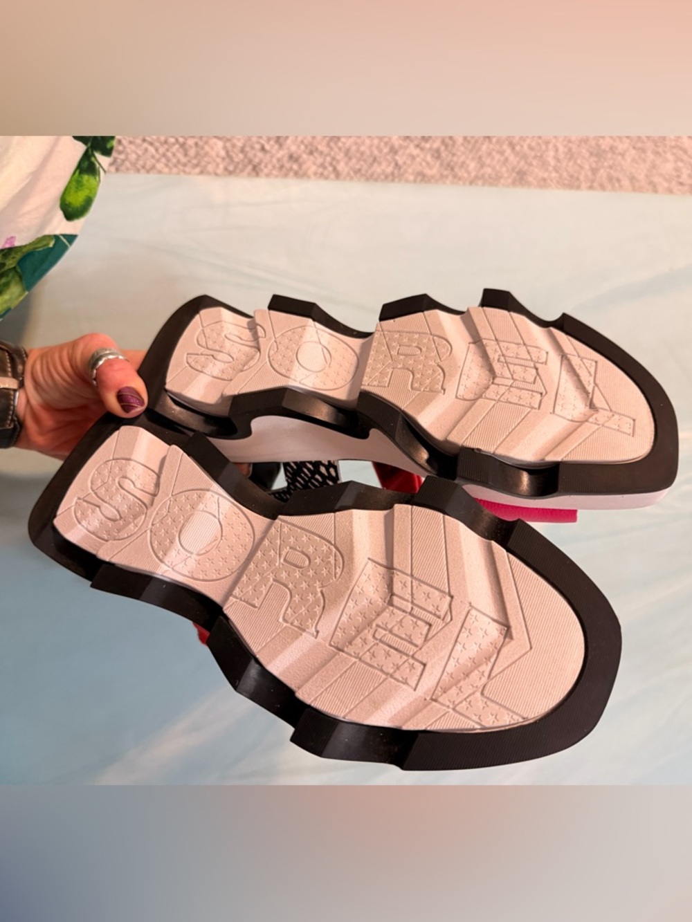 Sorel Kinetic Impact Y-Strap High Sandal - size 7.5 / 38.5 💕Perfect Condition - Picture 7 of 8
